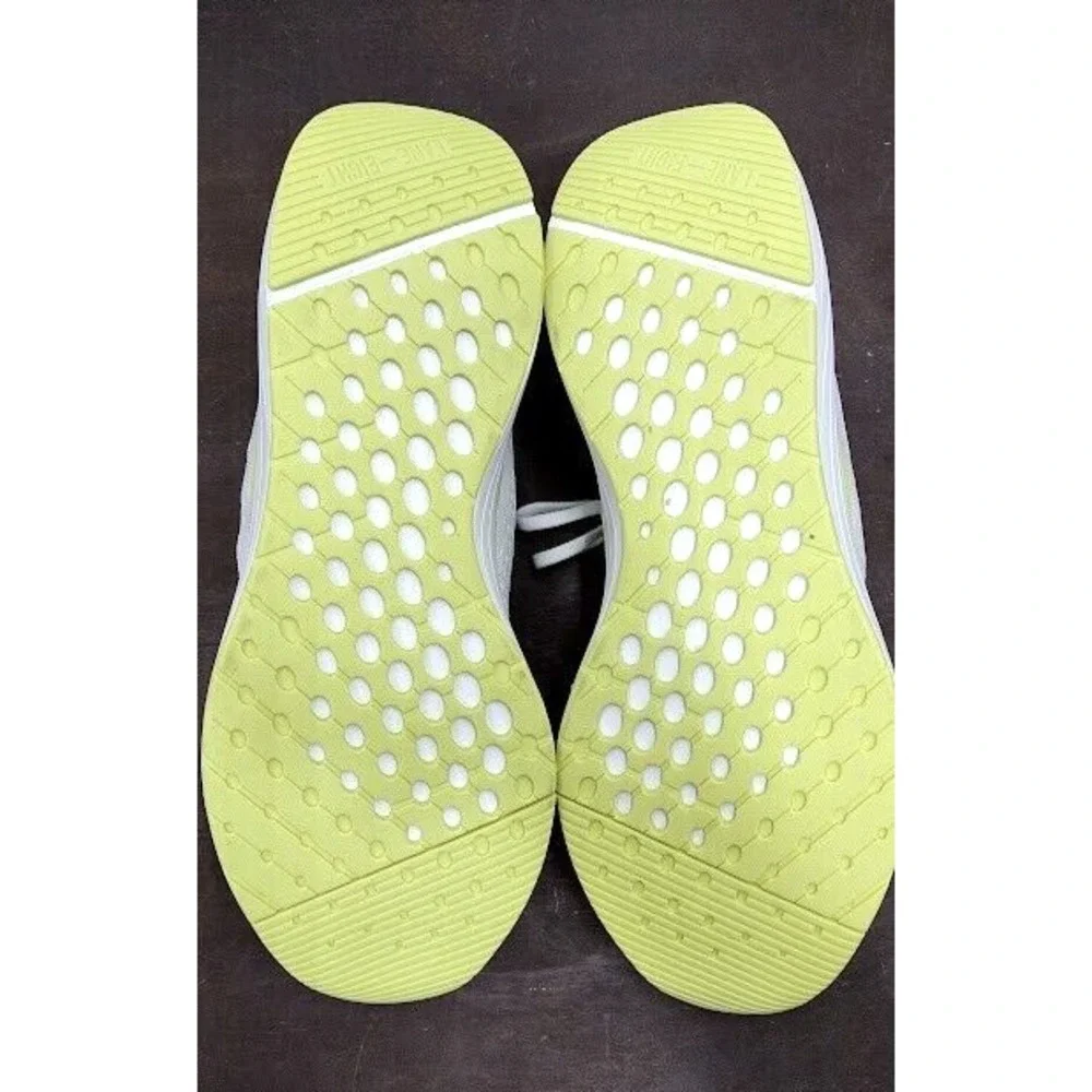 LANE EIGHT Relay Trainer M White Neon‎ Yellow Athletic Running Shoes Men US 12